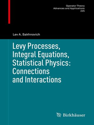 cover image of Levy Processes, Integral Equations, Statistical Physics